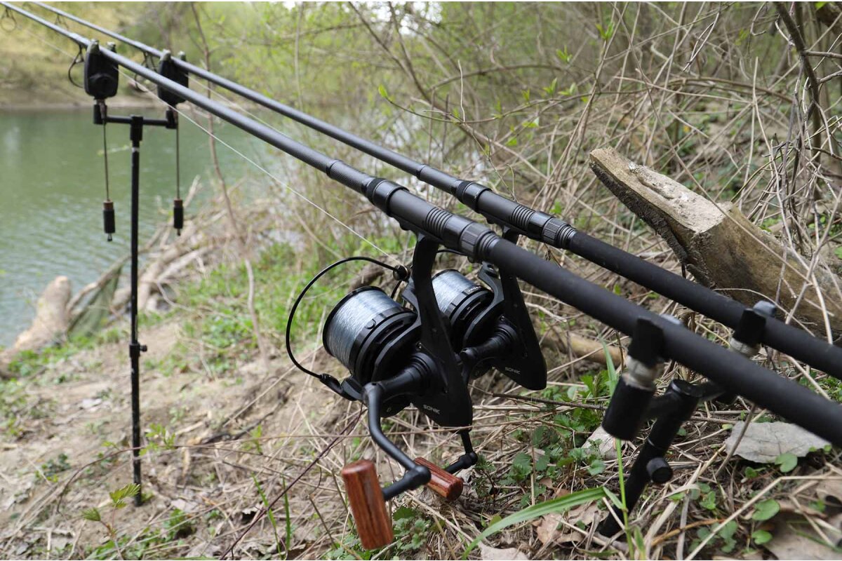 12-Fuß-Setup im Abhakmattenformat? Sonik Insurgent Recon Carp mit der Sonik VaderX Pro ! - 
