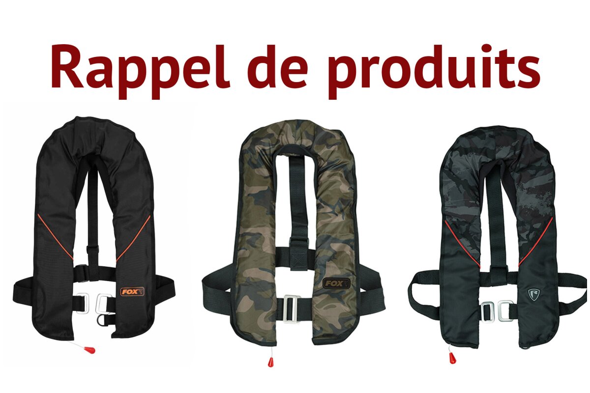 Rappel de produits - Fox Life Jackets - 