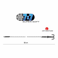 Jenzi - Triple-Hook on 7x7 Super-Soft-Wire Leader 50cm