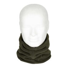 MFH - Fleece Neck Gaiter with head covering - OD green