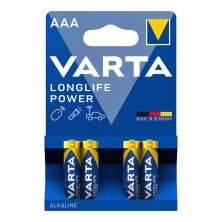 Varta - Longlife Power/High Energy AAA/Micro 1,5V Bl.4Stck.