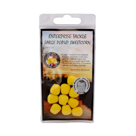 Enterprise Tackle - Large Pop Up Sweetcorn - Unflavoured - Yellow
