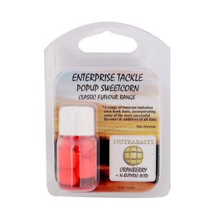 Enterprise Tackle - Classic Flavour Range - Nutrabaits Cranberry / N-BY. - Fluoro Red