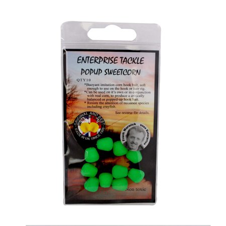 Enterprise Tackle - Pop Up Sweetcorn - Unflavoured - Fluoro Green