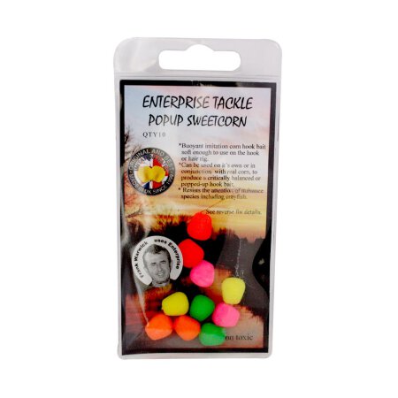 Enterprise Tackle - Pop Up Sweetcorn - Unflavoured - Mixed Fluoro