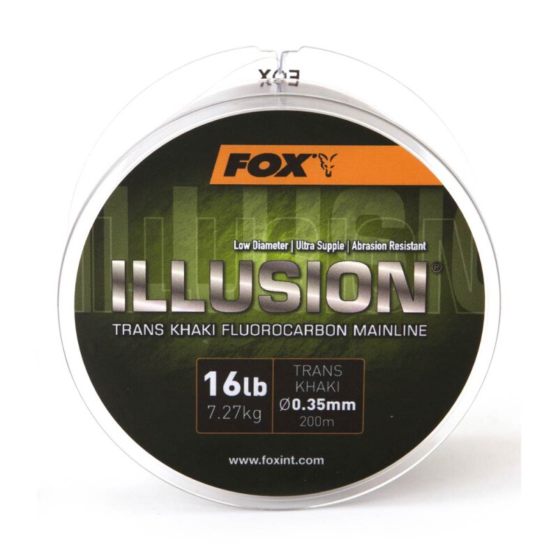 Fox - Illusion Mainline - Trans Khaki - 16lb/0.35mm