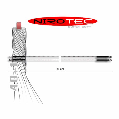 Jenzi - NiroTec Super-Soft mit zwei Schlaufen 50cm - 9kg