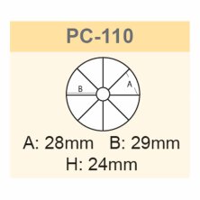 MEIHO - PC-110 Rundverteiler 110 mm
