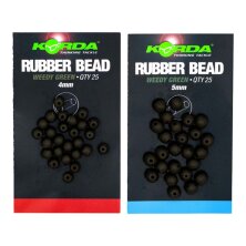 Korda - Rubber Bead Green - 5mm