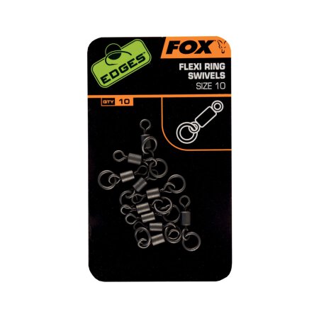 Fox - Edges Flexi Ring Swivel - Size 10