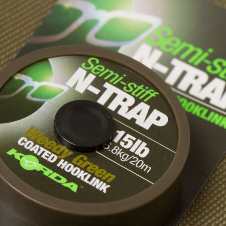 Korda - N-Trap Semi-stiff - 20lb / Weedy Green