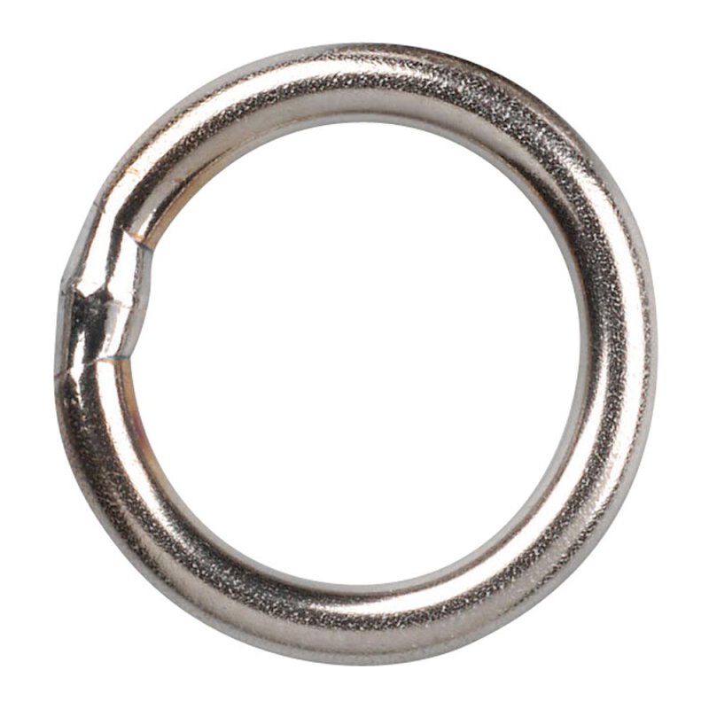 Gamakatsu - Hyper Solid Ring - Stainless Nickel - Size 5...