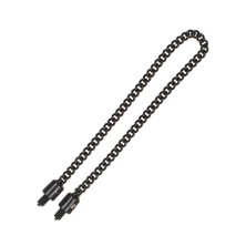 Solar Tackle - Black Stainless Chain - Plastic Ended - 9inch