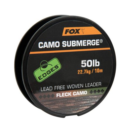 Fox - Submerge Camo Lead Free Leaders Fleck Camo 40lb 10m