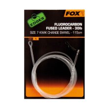 Fox - Fluorocarbon Fused Leader Kwik Change Swivel 30 LB Size 7