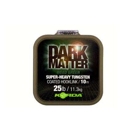 Korda - Dark Matter Tungsten Coated Braid 10m - Weed Green 18lb