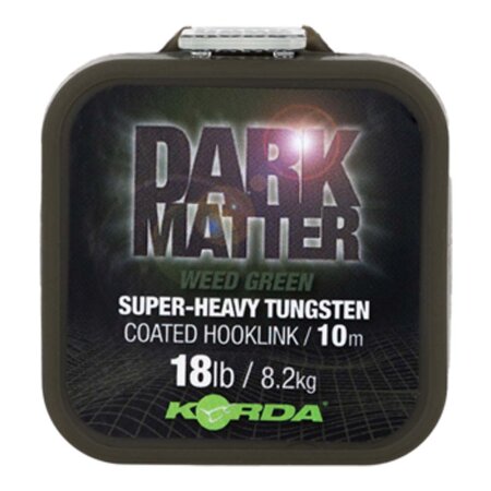 Korda - Dark Matter Tungsten Coated Braid 10m - Weed Green 25lb
