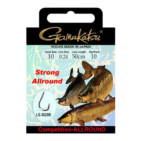 Gamakatsu - Competition Allround Strong LS-3620 - Size 16 - 0,18mm