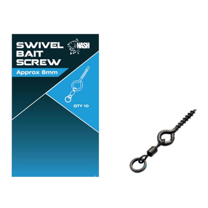 Nash - Swivel Bait Screw - 8mm