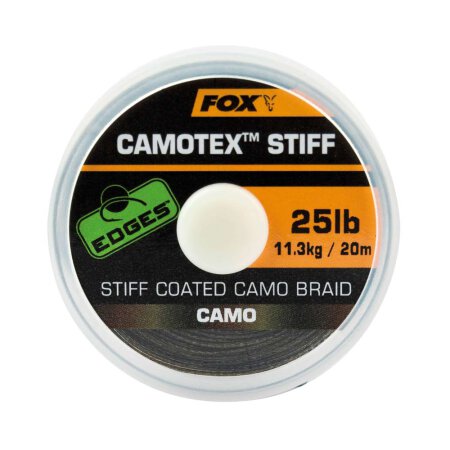 Fox - Edges Camotex Stiff Coated Camo Braid 35lb - 20m