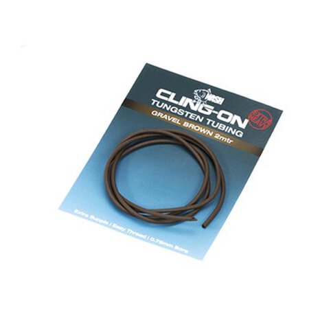 Nash - Cling-On Tungsten Tubing - Gravel Brown