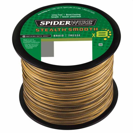 Spiderwire - Stealth Smooth 8 (per meter) - Camo - 0,19mm 18kg