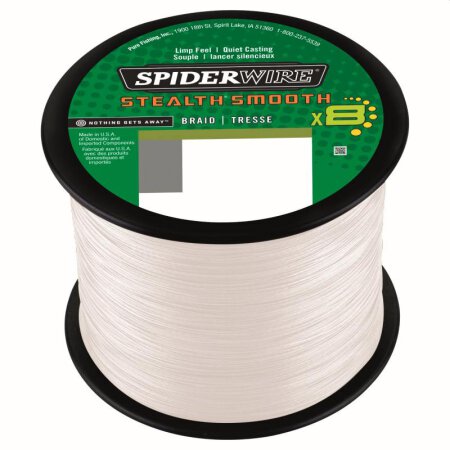 Spiderwire - Stealth Smooth 8 (par mèter) - Translucent - 0,13mm 12,7kg