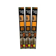 Fox - Wide Gape Beaked PVA Bag Rigs 20lb Size 8 Brown/Green