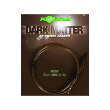 Korda - Dark Matter Leader QC Swivel 50cm 40lb - Gravel