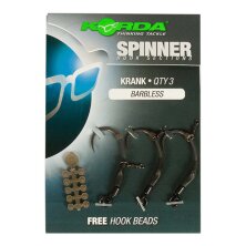 Korda - Spinner Hook Sections Krank - Size 4 Barbless
