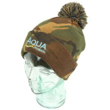 Aqua - Camo Bobble Hat