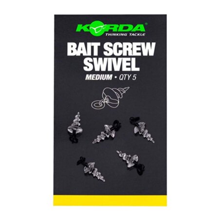 Korda - Micro Ring Swivel Bait Screw - Medium