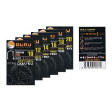 Guru - Super XS Eyed Hook - Barbed/Eyed - Size 18