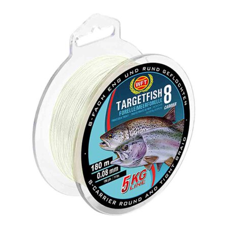 WFT - Targetfish 8 Meerforelle/Forelle transparent 150m - 0,06mm 3,6kg