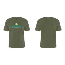Kryston - T-Shirt Vintage with Logo Olive