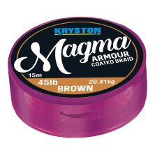 Kryston - Magma Armour Coated 15m 45lb - Gravel Brown