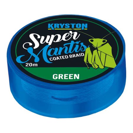 Kryston - Super Mantis Coated Braid 20m - Green 35lb