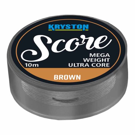 Kryston - Score Mega Weight Ultra Core 10m - Muddy Brown 35lb
