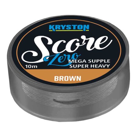 Kryston - Score Zero Mega Supple Super Heavy 10m 45lb - Muddy Brown