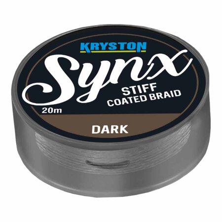 Kryston - Synx Stiff Coated Braid 20m - Dark 20lb