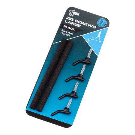 Nash - Zig Screws Large Size 4-6 - Black