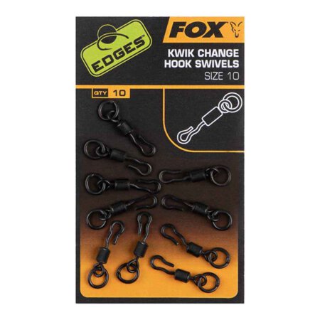 Fox - Edges Kwik Change Hook Swivels - Size 10x10