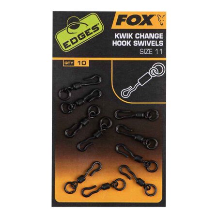Fox - Edges Kwik Change Hook Swivels - Size 11x10
