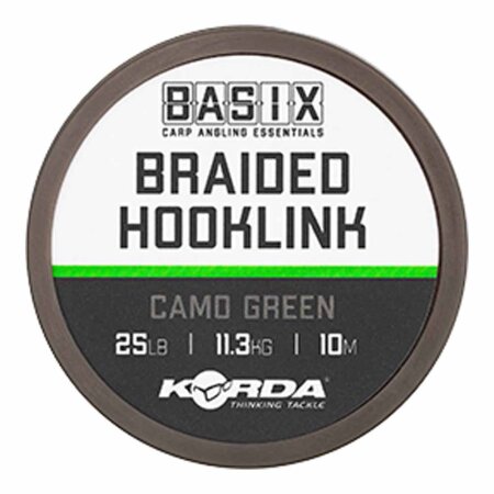 Korda - Basix Braided Hooklink 10m - 25lb