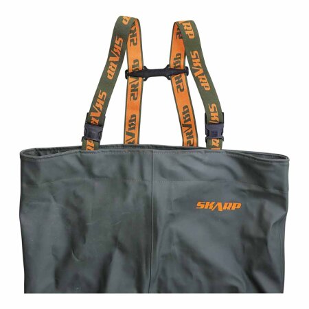 FORTIS Latzhose 24 Schwarz/türkis, Gr. 98