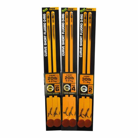 Fox - Edges Curve Short Fluoro D-Rig Illusion - 30lb Size 2