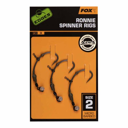 Fox - Edges Ronnie Spinner Rigs Medium Curve - Size 2
