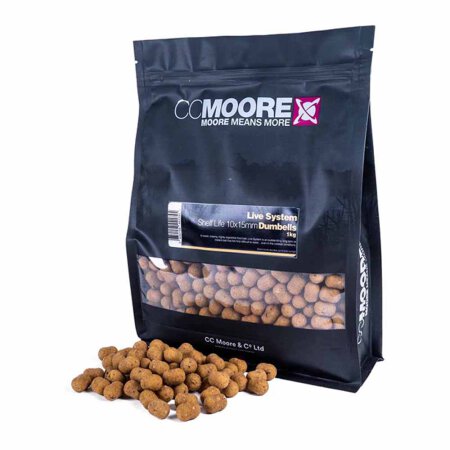 CC Moore - Live System Dumbell Boilies Shelf Life 1kg - 15x18mm