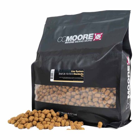 CC Moore - Live System Dumbell Boilies Shelf Life 5kg - 15x18mm