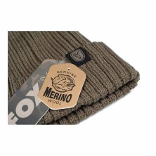 Fox - Merino Bobble Hat - Olive